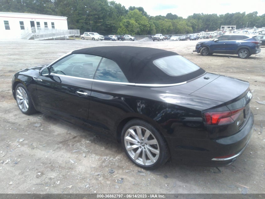 VIN WAUYNGF52JN008232 2018 AUDI A5 CABRIOLET PREMIUM PLUS