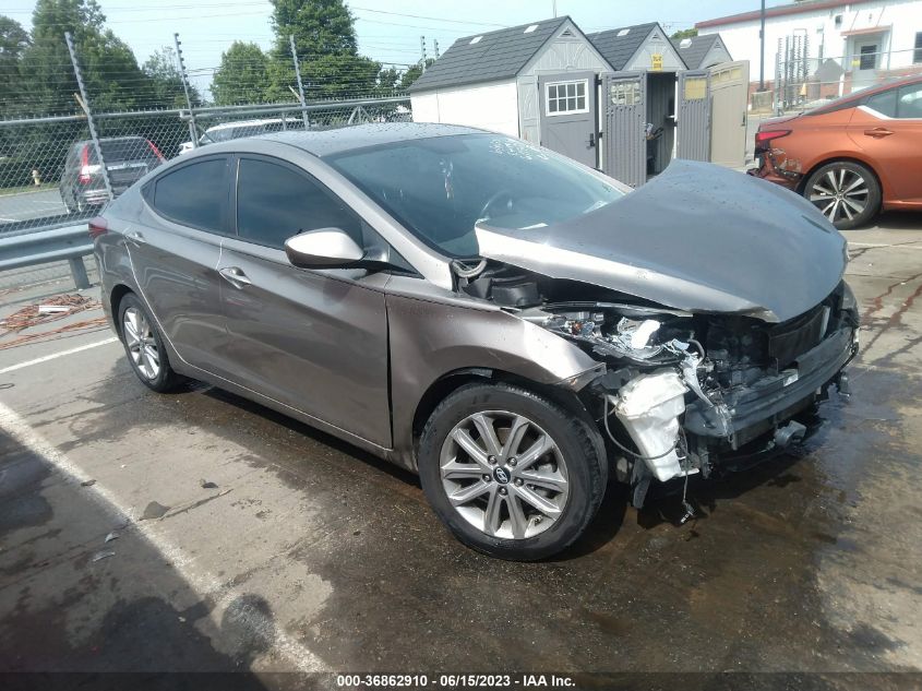 2016 HYUNDAI ELANTRA SE - 5NPDH4AE8GH704598