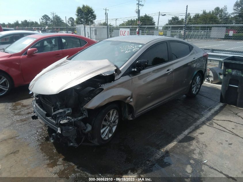2016 HYUNDAI ELANTRA SE - 5NPDH4AE8GH704598