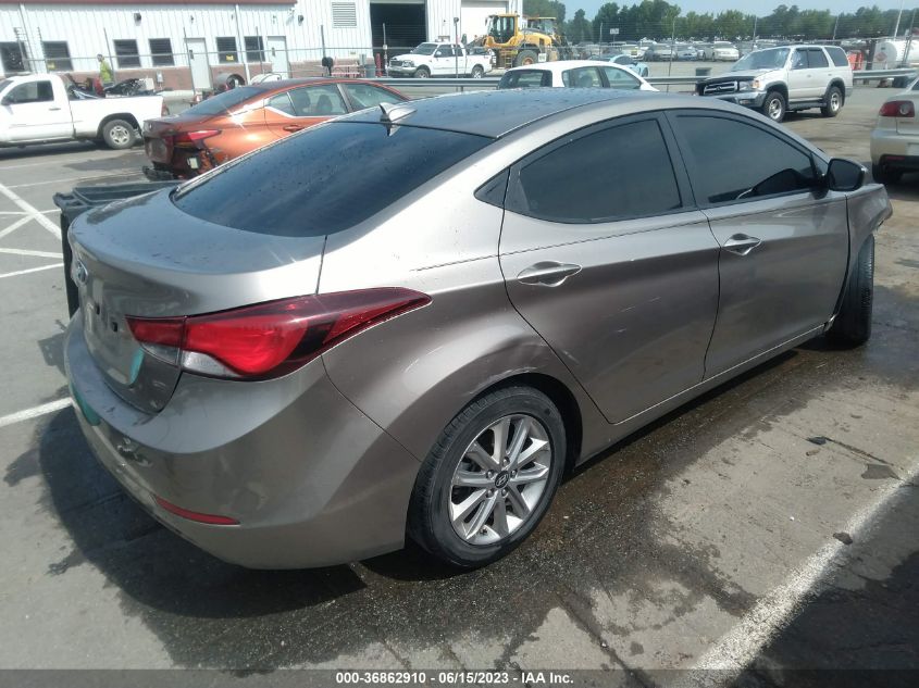 2016 HYUNDAI ELANTRA SE - 5NPDH4AE8GH704598