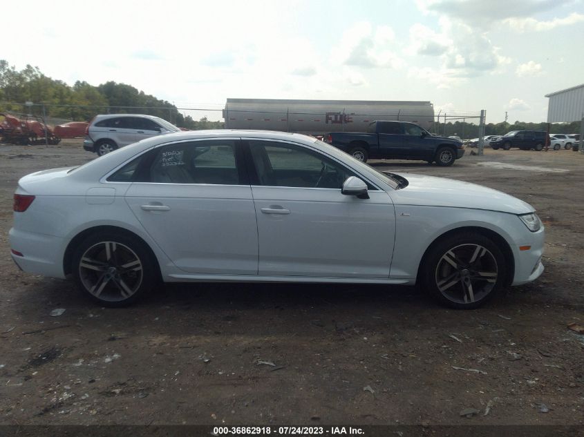 2017 AUDI A4 PREMIUM PLUS - WAULNAF45HN018424