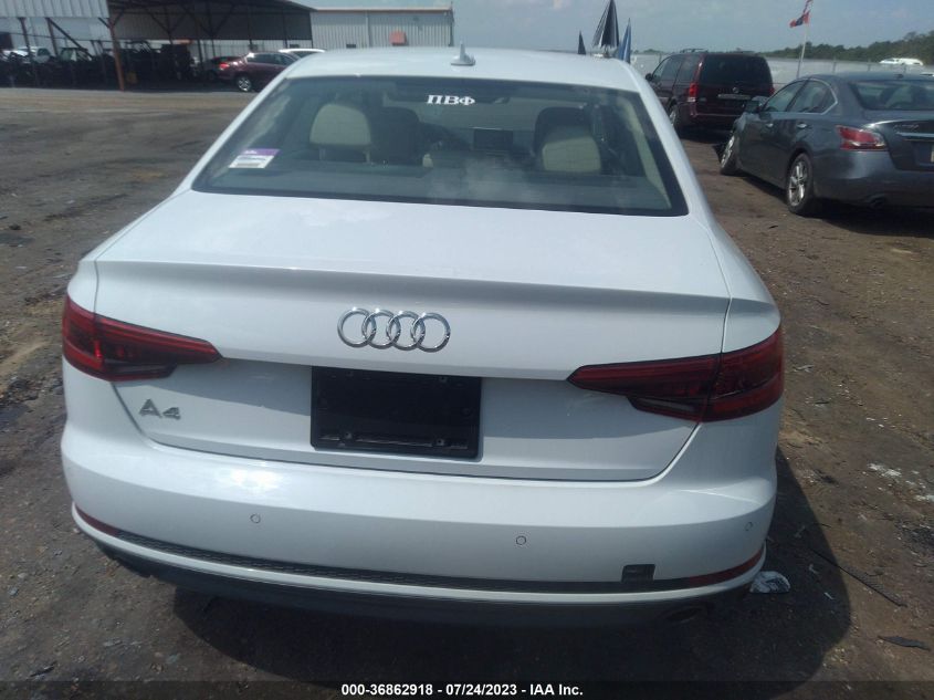 2017 AUDI A4 PREMIUM PLUS - WAULNAF45HN018424
