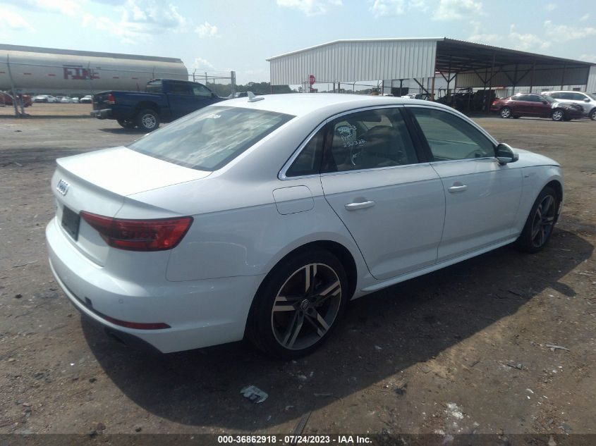 2017 AUDI A4 PREMIUM PLUS - WAULNAF45HN018424
