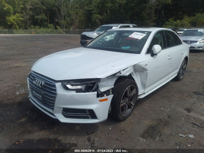 2017 AUDI A4 PREMIUM PLUS - WAULNAF45HN018424