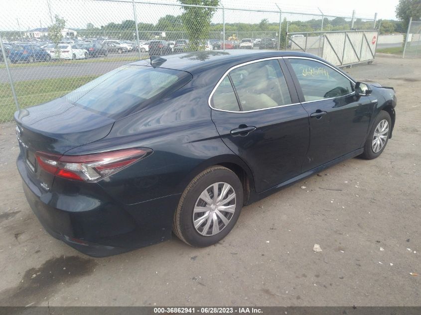 4T1H31AK0MU021103 Toyota Camry LE 4