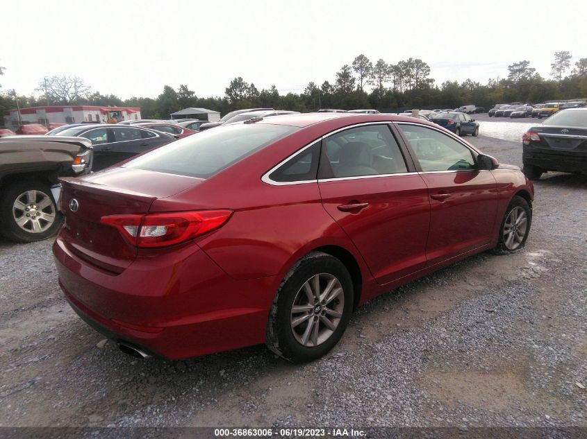 2016 HYUNDAI SONATA 2.4L SE - 5NPE24AF3GH423467