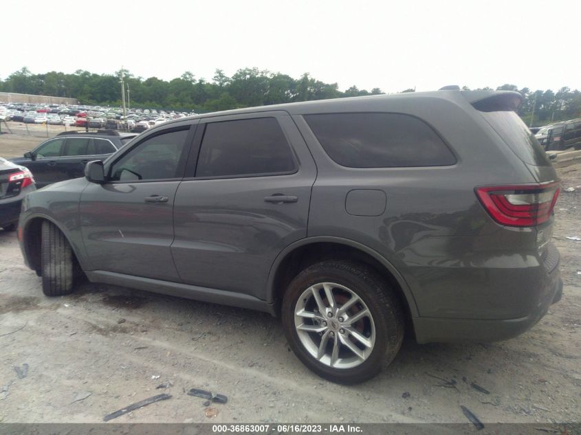 2022 DODGE DURANGO GT - 1C4RDJDGXNC205341