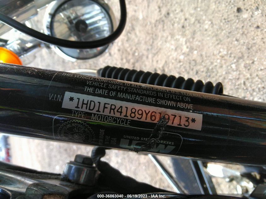 2009 HARLEY-DAVIDSON FLHRC 1HD1FR4189Y619713