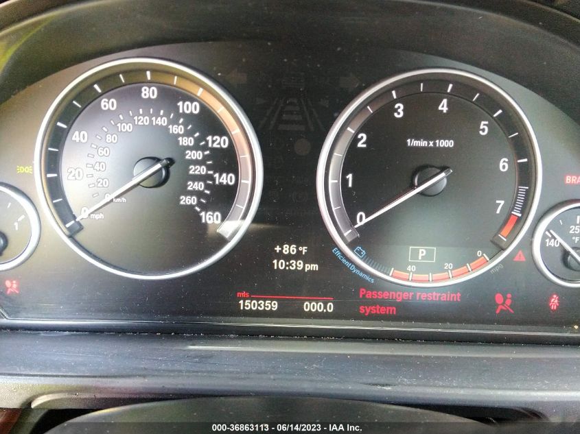 2013 BMW 5 SERIES 528I - WBAXG5C52DD231962