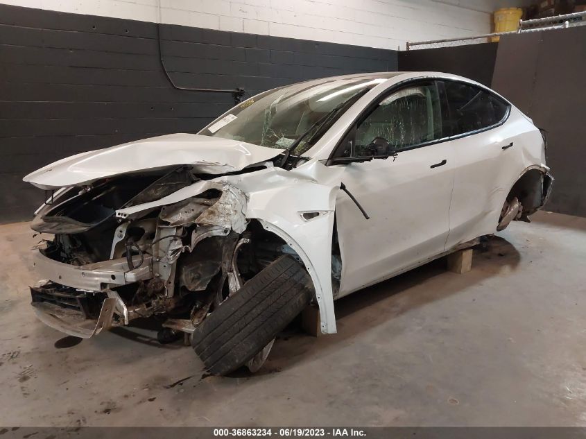 2021 TESLA MODEL Y LONG RANGE - 5YJYGDEE8MF204238