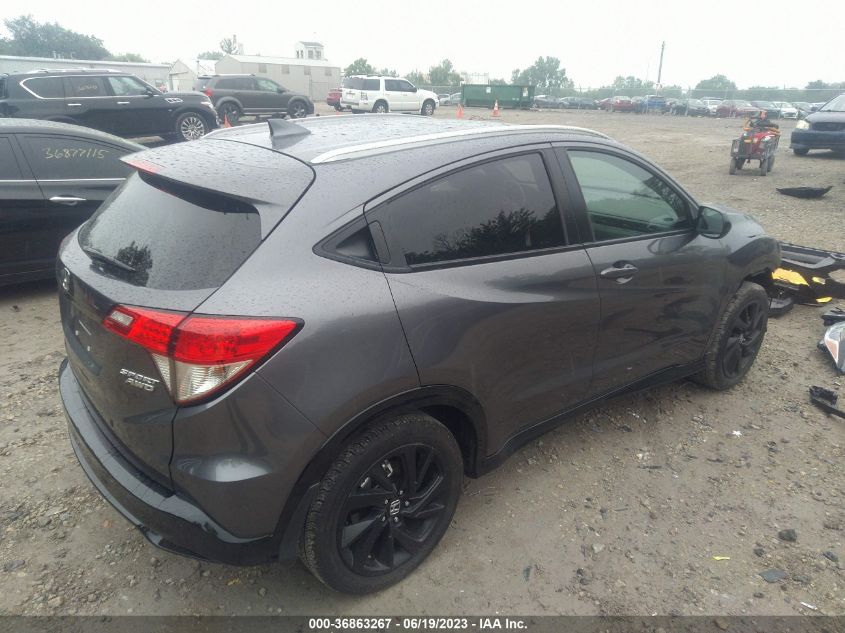 2022 HONDA HR-V SPORT - 3CZRU6H19NM769168
