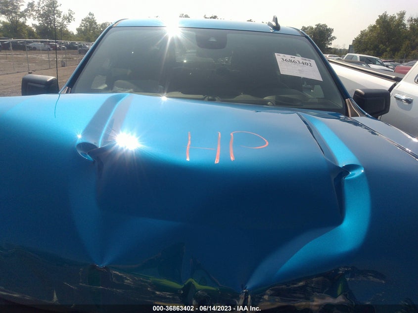 VIN 1GCPDBEK7PZ182536 2023 CHEVROLET SILVERADO 1500 CUSTOM