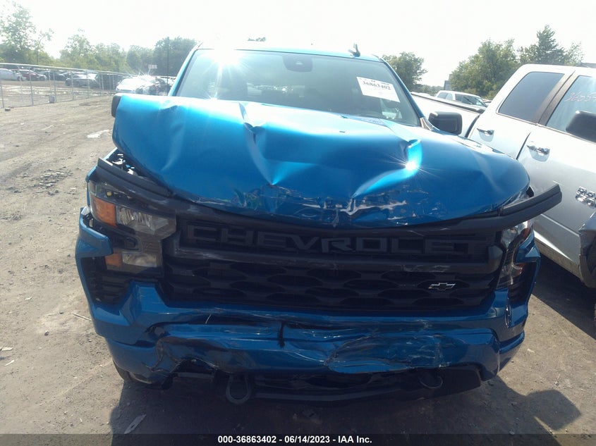 VIN 1GCPDBEK7PZ182536 2023 CHEVROLET SILVERADO 1500 CUSTOM
