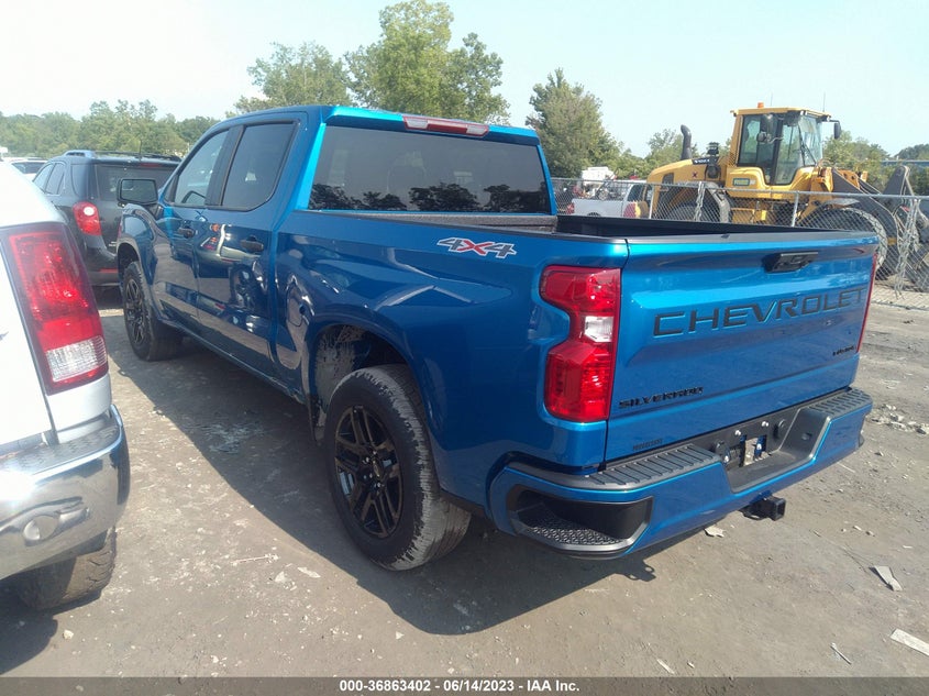 VIN 1GCPDBEK7PZ182536 2023 CHEVROLET SILVERADO 1500 CUSTOM