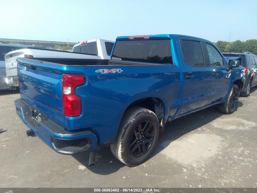 VIN 1GCPDBEK7PZ182536 2023 CHEVROLET SILVERADO 1500 CUSTOM