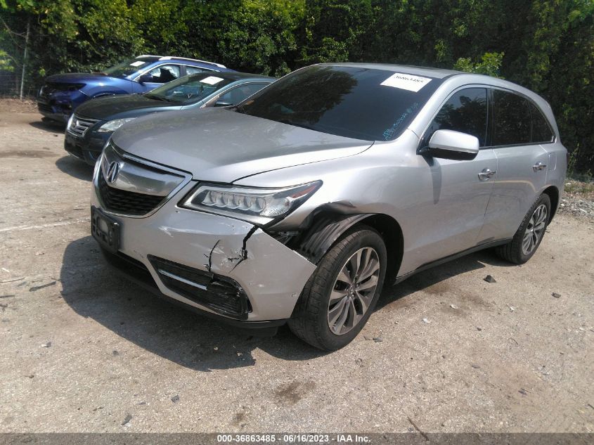 2014 ACURA MDX TECH PKG - 5FRYD4H45EB012562