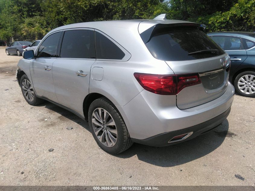 2014 ACURA MDX TECH PKG - 5FRYD4H45EB012562