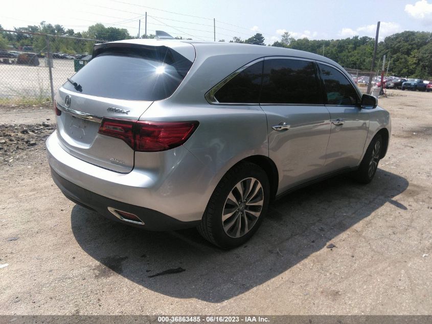 2014 ACURA MDX TECH PKG - 5FRYD4H45EB012562