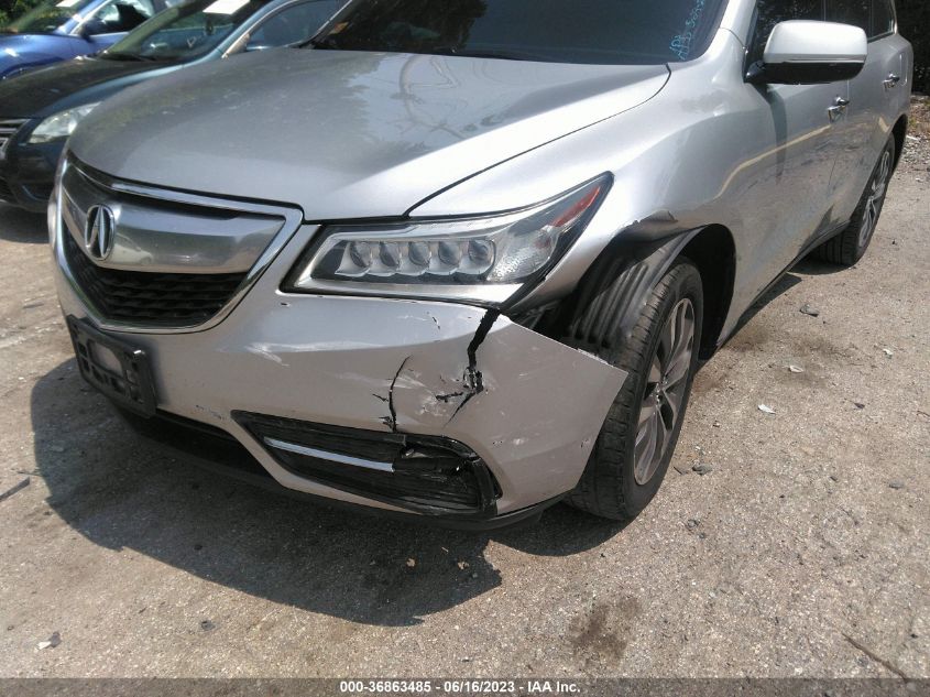 2014 ACURA MDX TECH PKG - 5FRYD4H45EB012562