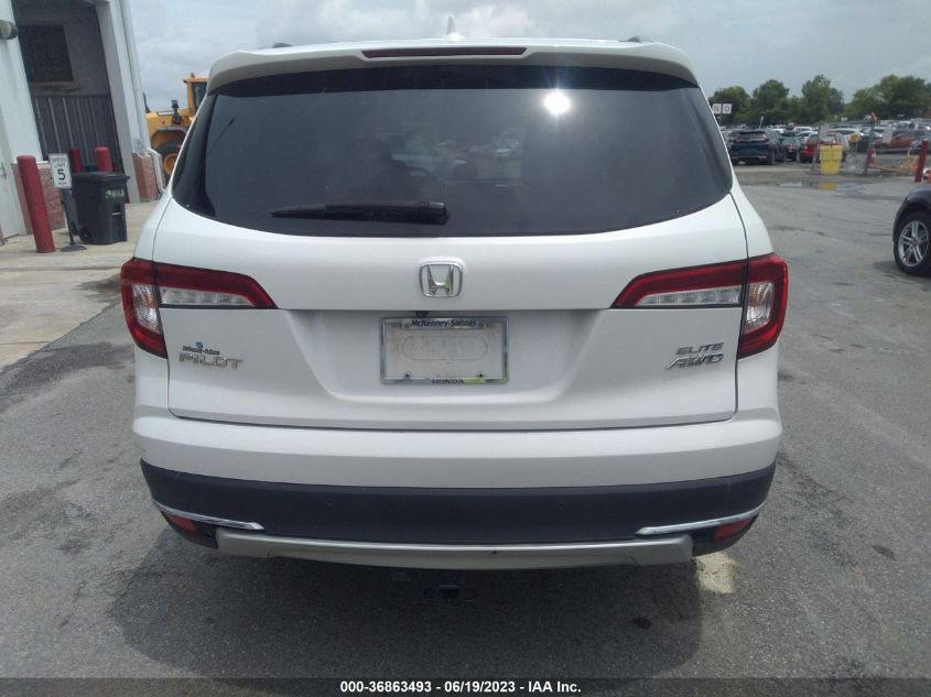 2020 HONDA PILOT ELITE - 5FNYF6H06LB060802