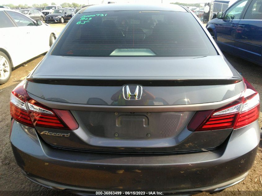 2016 HONDA ACCORD SEDAN LX - 1HGCR2F31GA017458