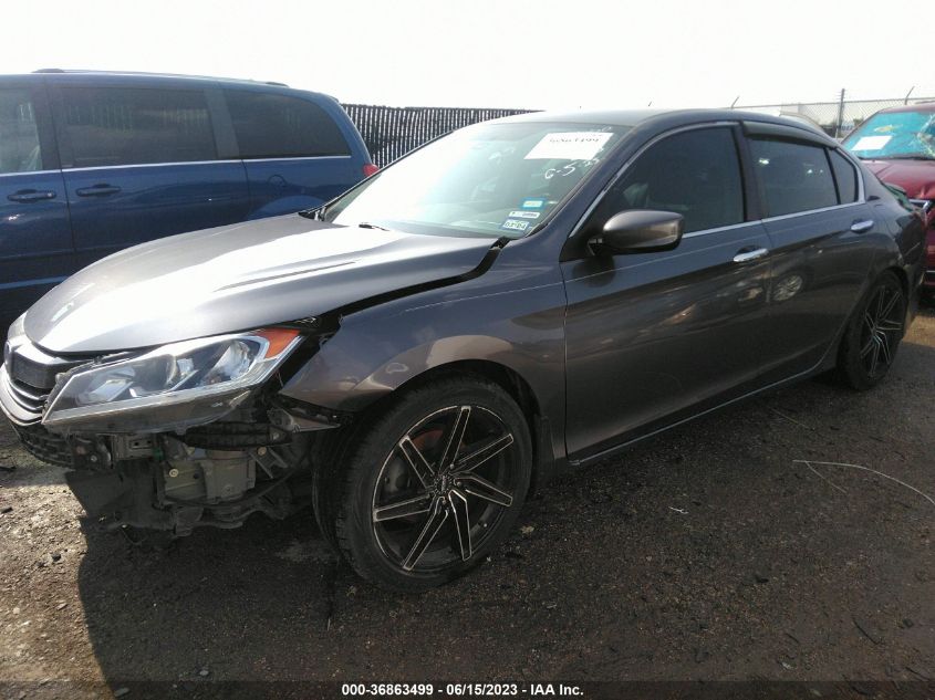 2016 HONDA ACCORD SEDAN LX - 1HGCR2F31GA017458