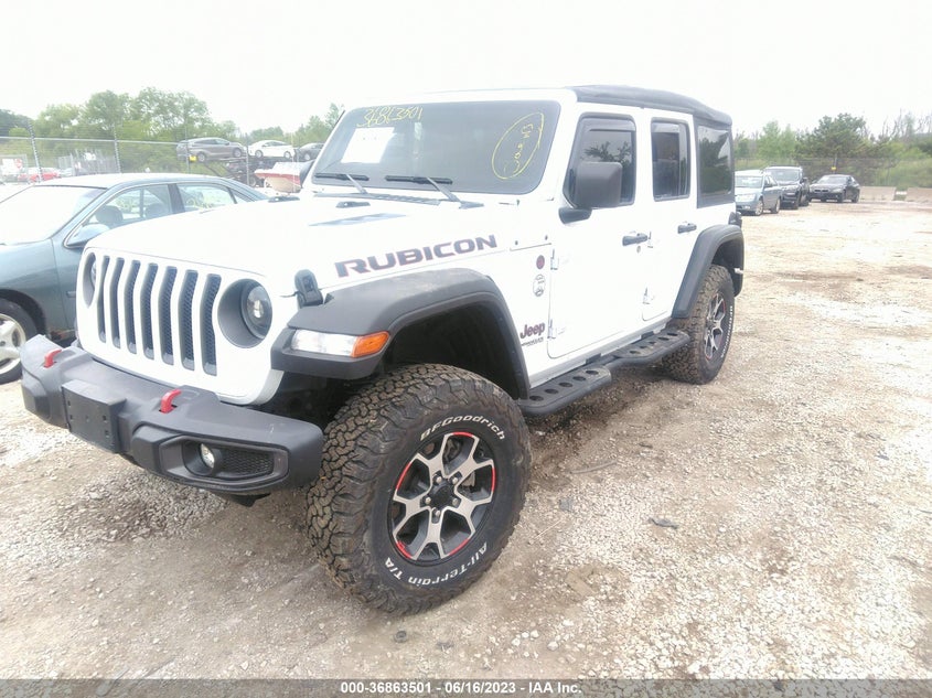 VIN 1C4HJXFN2NW123668 2022 JEEP WRANGLER UNLIMITED RUBICON
