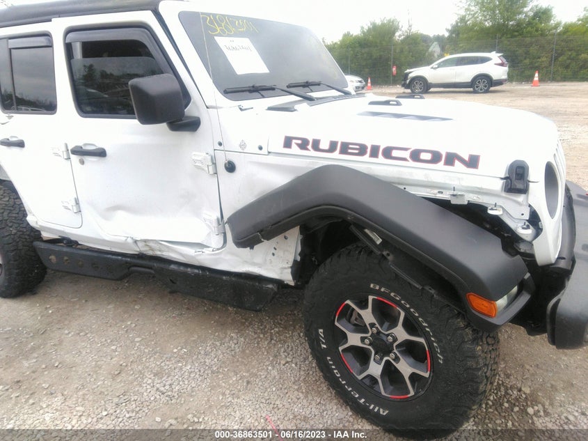 VIN 1C4HJXFN2NW123668 2022 JEEP WRANGLER UNLIMITED RUBICON
