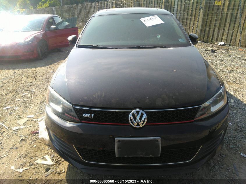 2014 VOLKSWAGEN JETTA SEDAN GLI EDITION 30 W/NAV - 3VW5T7AJ3EM259306