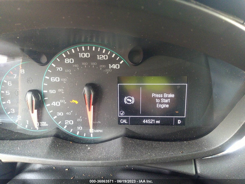 VIN KL7CJPSB6KB877940 2019 CHEVROLET TRAX LT