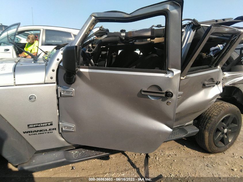 2017 JEEP WRANGLER UNLIMITED SPORT - 1C4BJWDG4HL674419