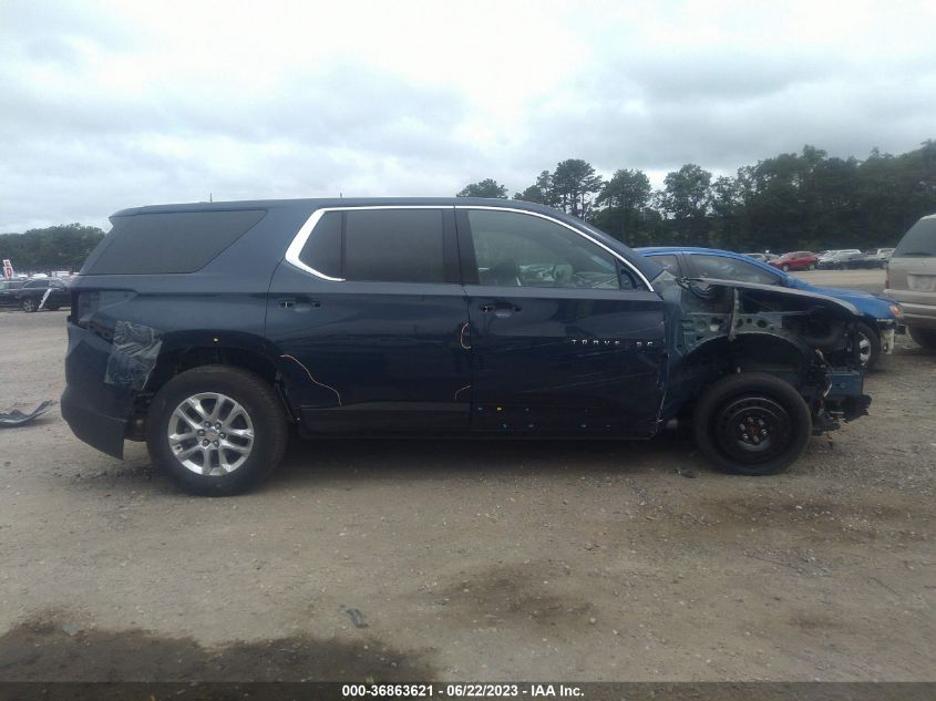 2022 CHEVROLET TRAVERSE LS - 1GNEVFKW7NJ119538