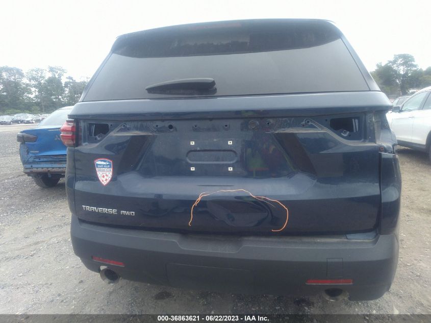 2022 CHEVROLET TRAVERSE LS - 1GNEVFKW7NJ119538