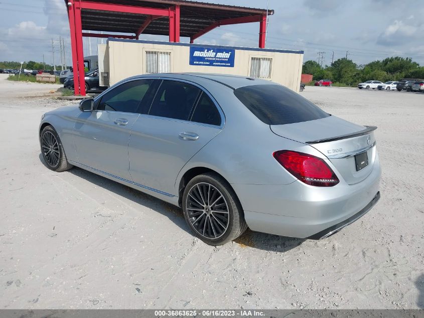 2021 MERCEDES-BENZ C-CLASS C 300 - W1KWF8DB3MR618424
