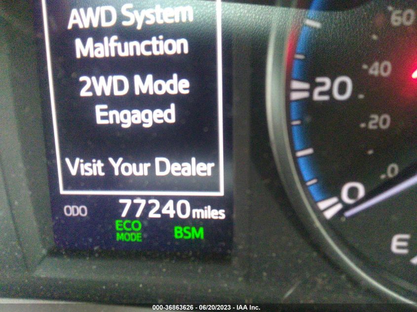 2018 TOYOTA RAV4 XLE/ADVENTURE - JTMRFREV4JJ226889