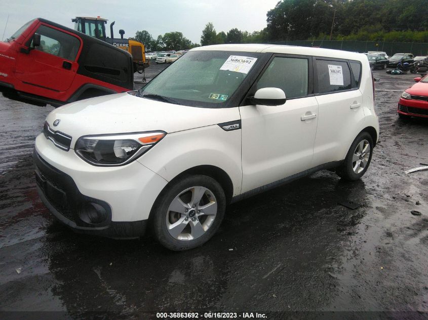 2018 KIA SOUL BASE - KNDJN2A20J7607882