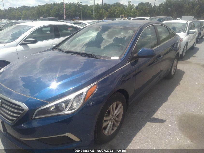 2016 HYUNDAI SONATA 2.4L SE - 5NPE24AF0GH390492