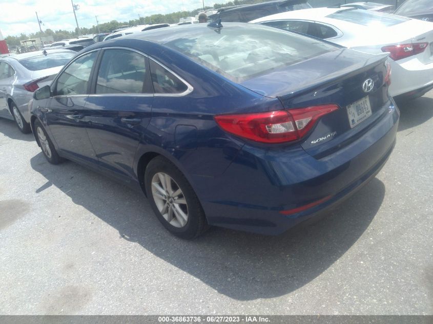 2016 HYUNDAI SONATA 2.4L SE - 5NPE24AF0GH390492