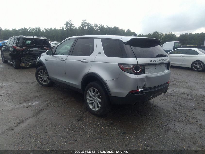 2016 LAND ROVER DISCOVERY SPORT HSE - SALCR2BG6GH547237