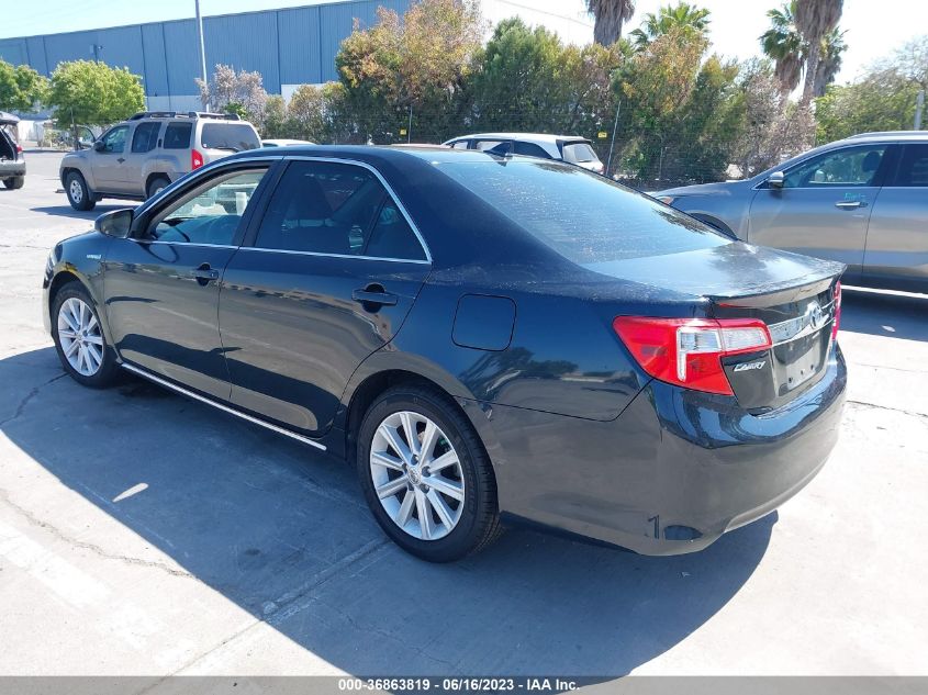 2013 TOYOTA CAMRY HYBRID XLE - 4T1BD1FK2DU091486