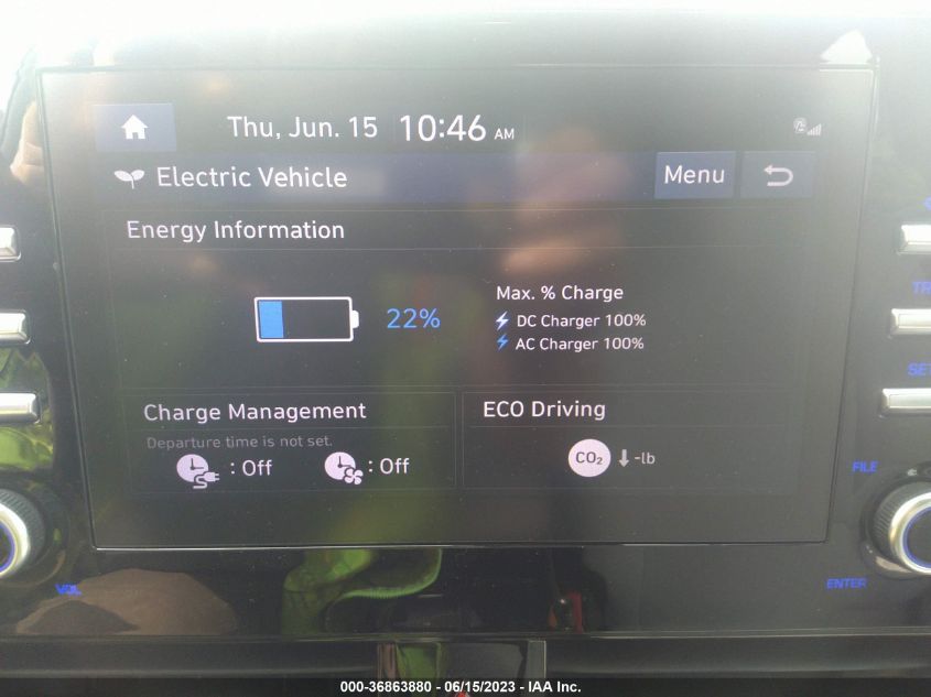 2021 HYUNDAI IONIQ ELECTRIC SE KMHC75LJXMU082243