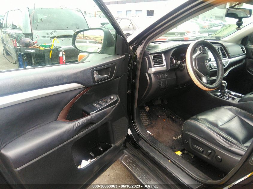 2015 TOYOTA HIGHLANDER XLE - 5TDKKRFH2FS105147