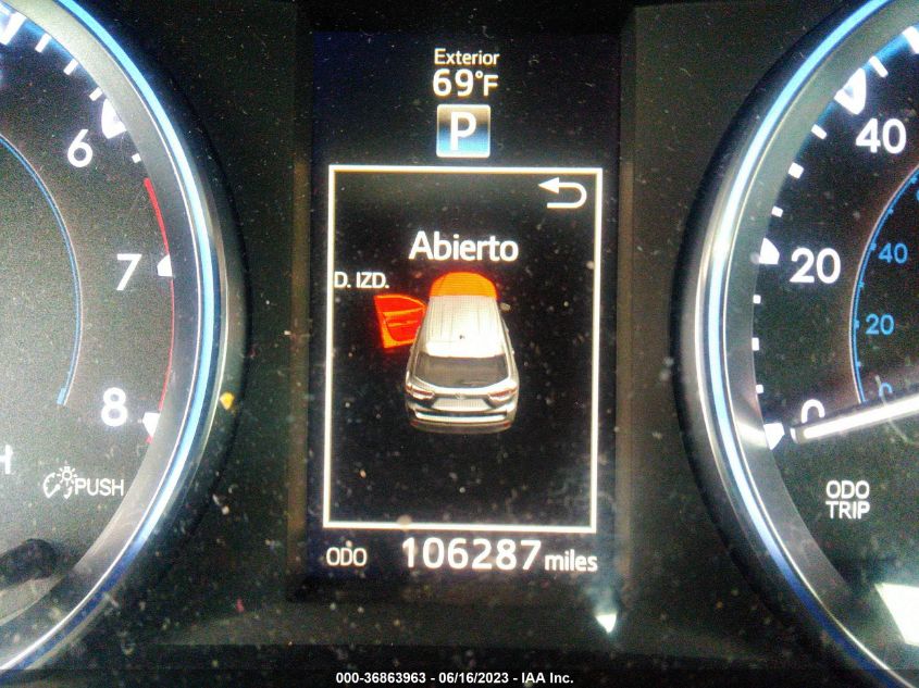 2015 TOYOTA HIGHLANDER XLE - 5TDKKRFH2FS105147