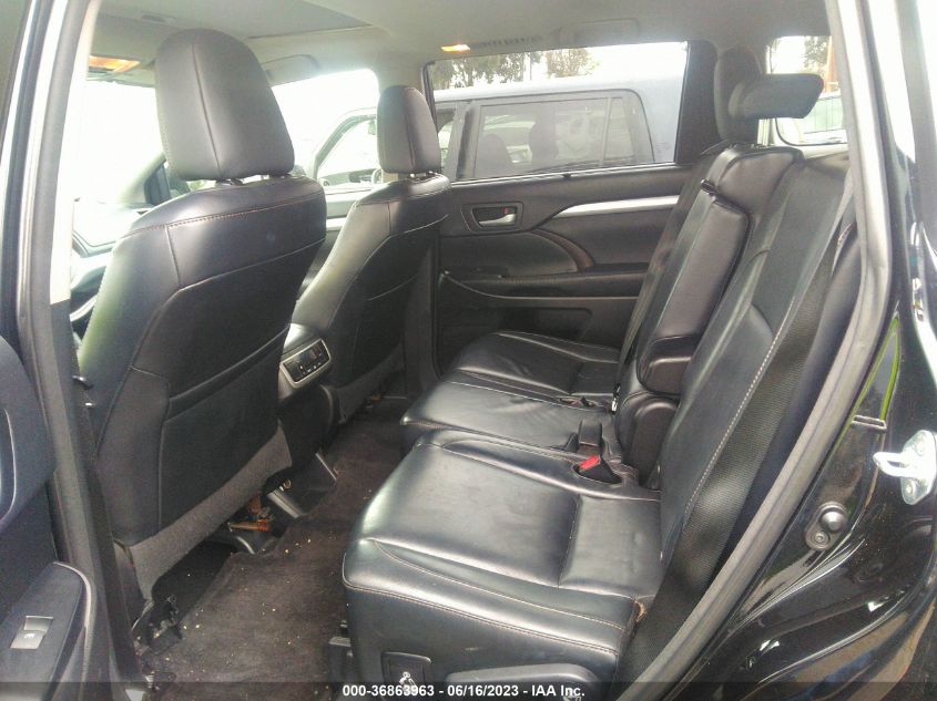 2015 TOYOTA HIGHLANDER XLE - 5TDKKRFH2FS105147