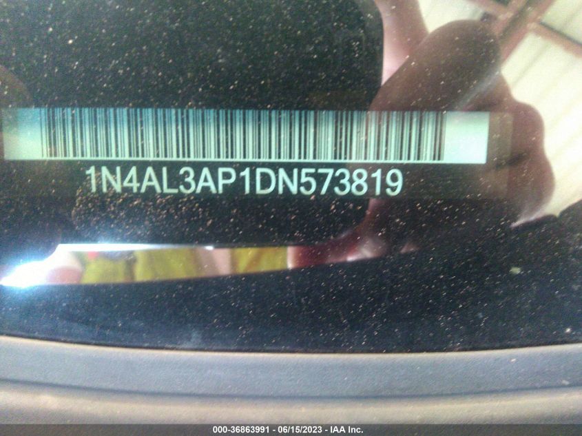 2013 NISSAN ALTIMA 2.5/S/SV/SL - 1N4AL3AC1DN573819