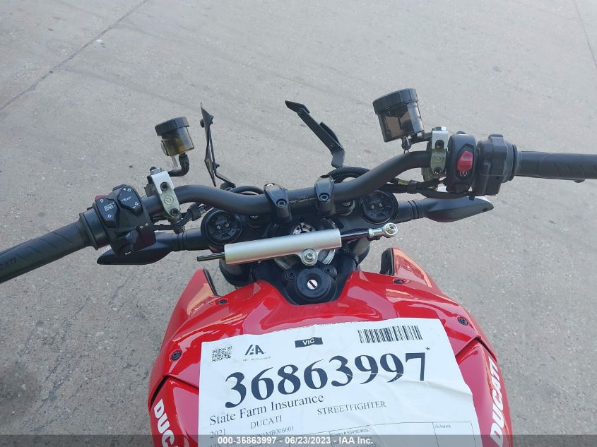 2021 DUCATI STREETFIGHTER V4/V4S ZDMFAKNW1MB006601