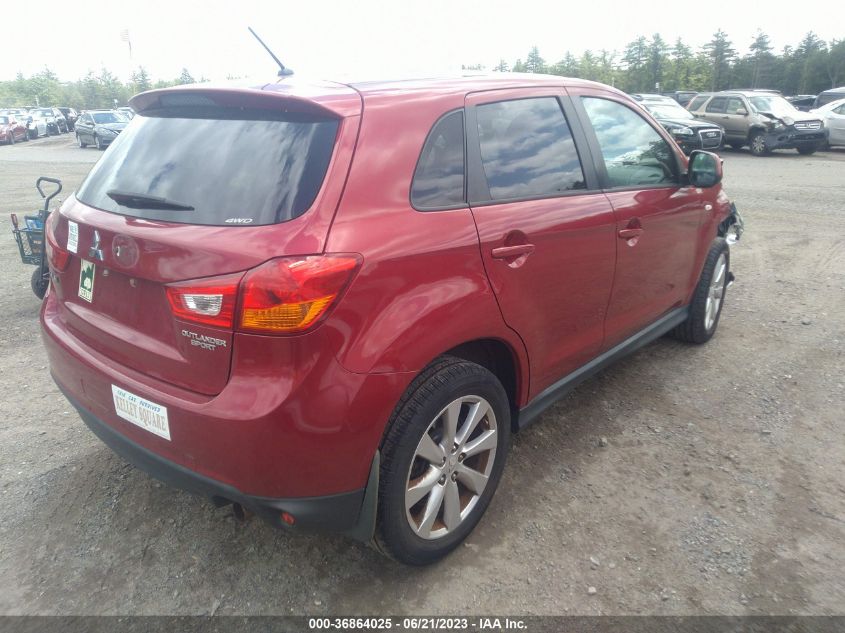 2015 MITSUBISHI OUTLANDER SPORT ES - 4A4AR3AU4FE045993