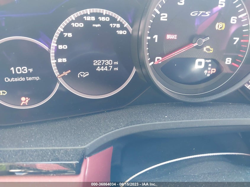 VIN WP1AG2AY7MDA33591 2021 PORSCHE CAYENNE GTS