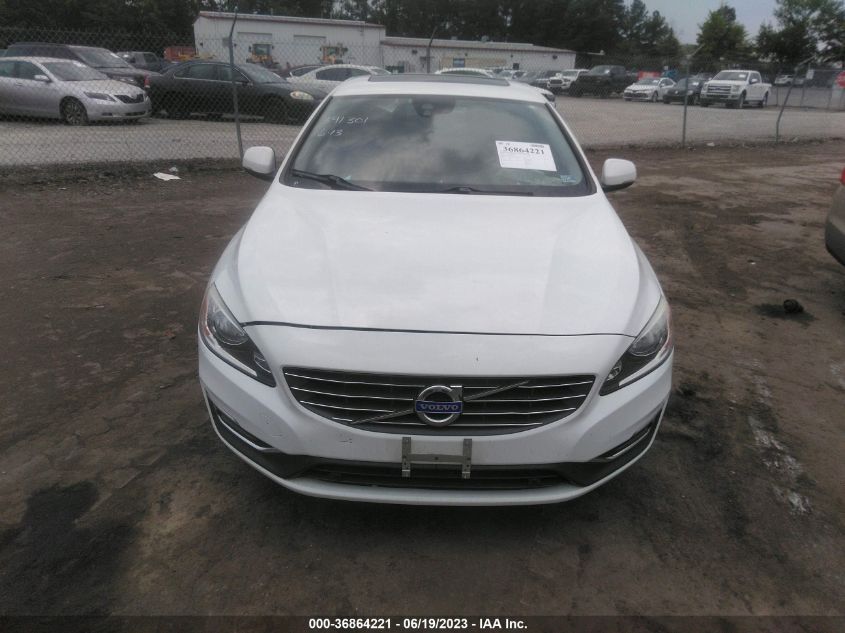2016 VOLVO S60 T5 DRIVE-E PREMIER - YV126MFK6G2393325