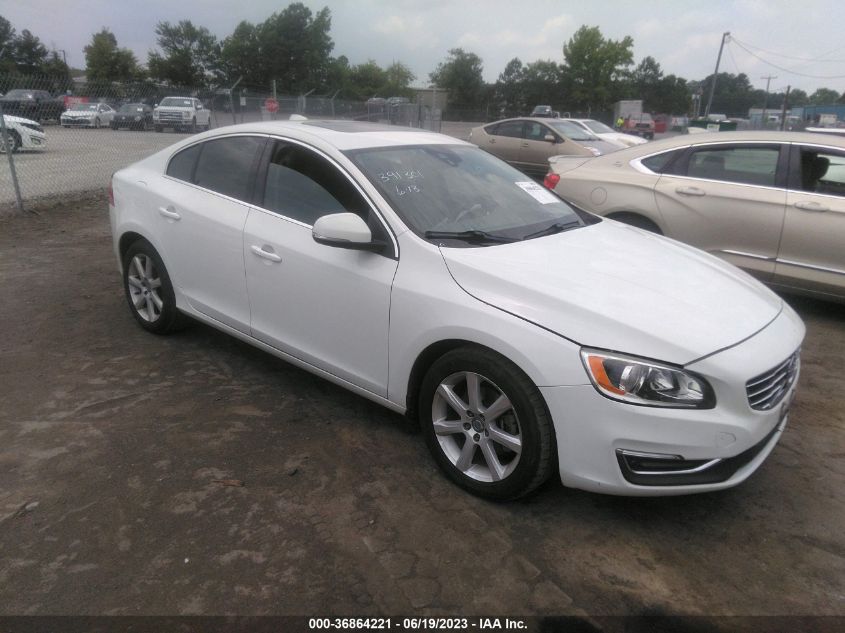 2016 VOLVO S60 T5 DRIVE-E PREMIER - YV126MFK6G2393325